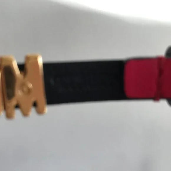 Moschino Red and Black Logo Crystal Letter Bracelet - Picture 5 of 5